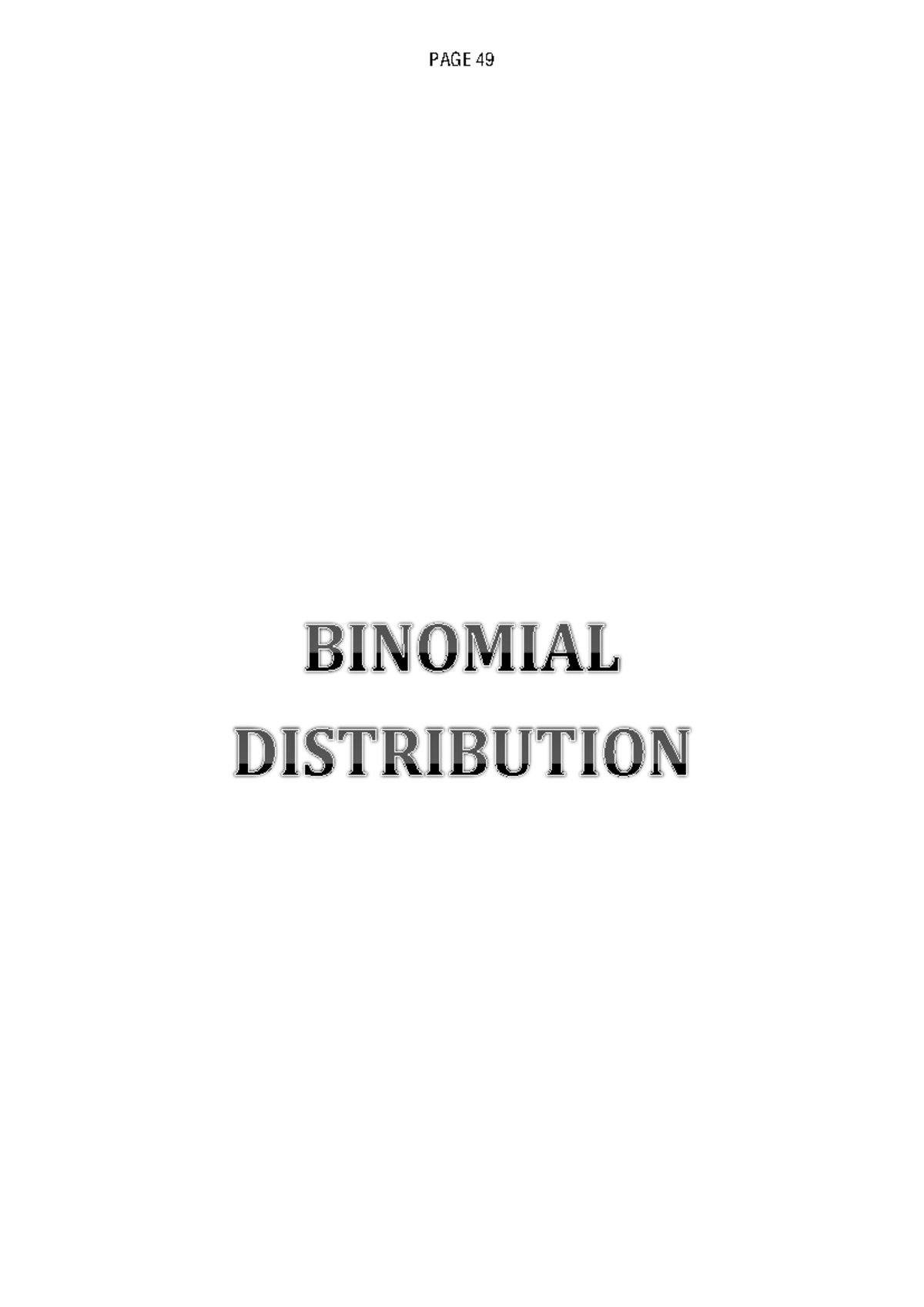 Binomial Notes - AS Mathematics - PAGE - Studocu