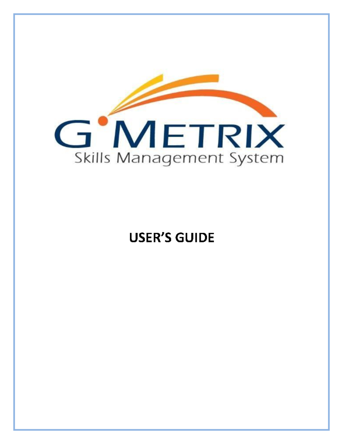 GMetrix SMS User Guide 2016 - USER’S GUIDE CONTENTS ONLINE STUDENT ...
