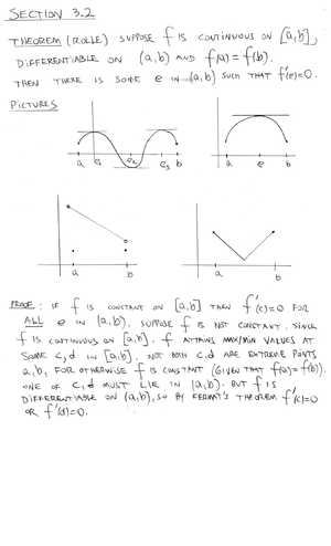 Section 3 - Calculus Notes from Fernando Szechtman - MATH 110 - Studocu