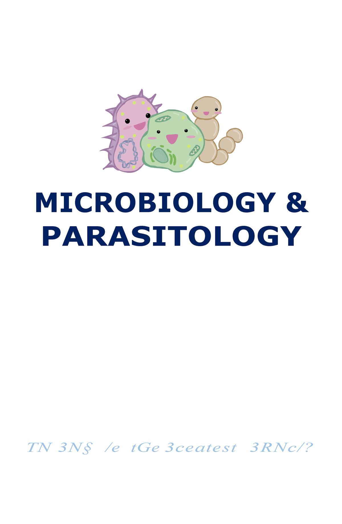 Mega Micro Para Table 1 - MICROBIOLOGY & PARASITOLOGY TN 3N§ /e tGe ...