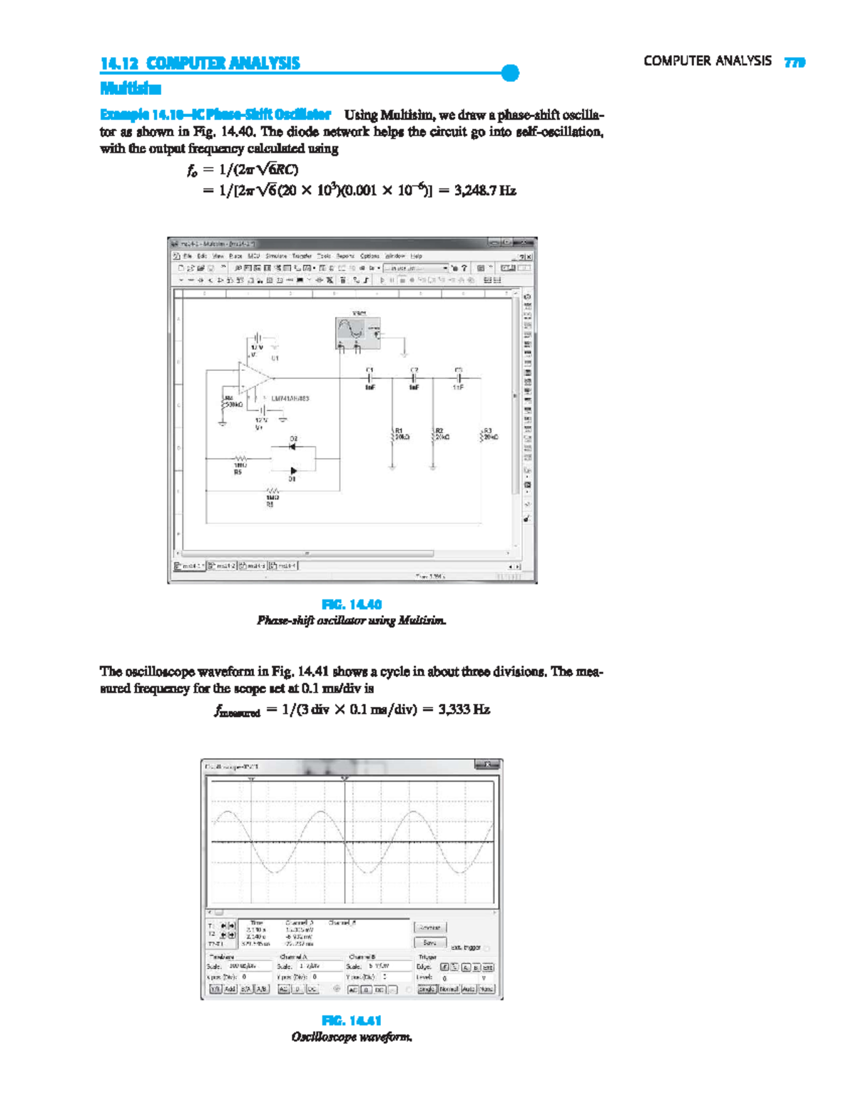 Computer Analysis Multisim - Electronic Circuit: devices and analysis ...
