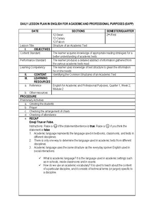 Tesol Lesson Plan Layer - Teaching English as a foreign language and ...