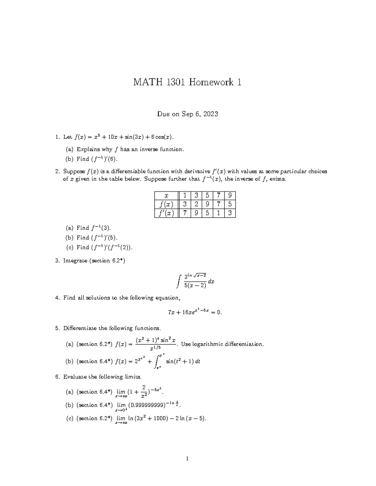 1301fa23-hw1-syllabus-math-1301-homework-1-due-on-sep-6-2023-let-f