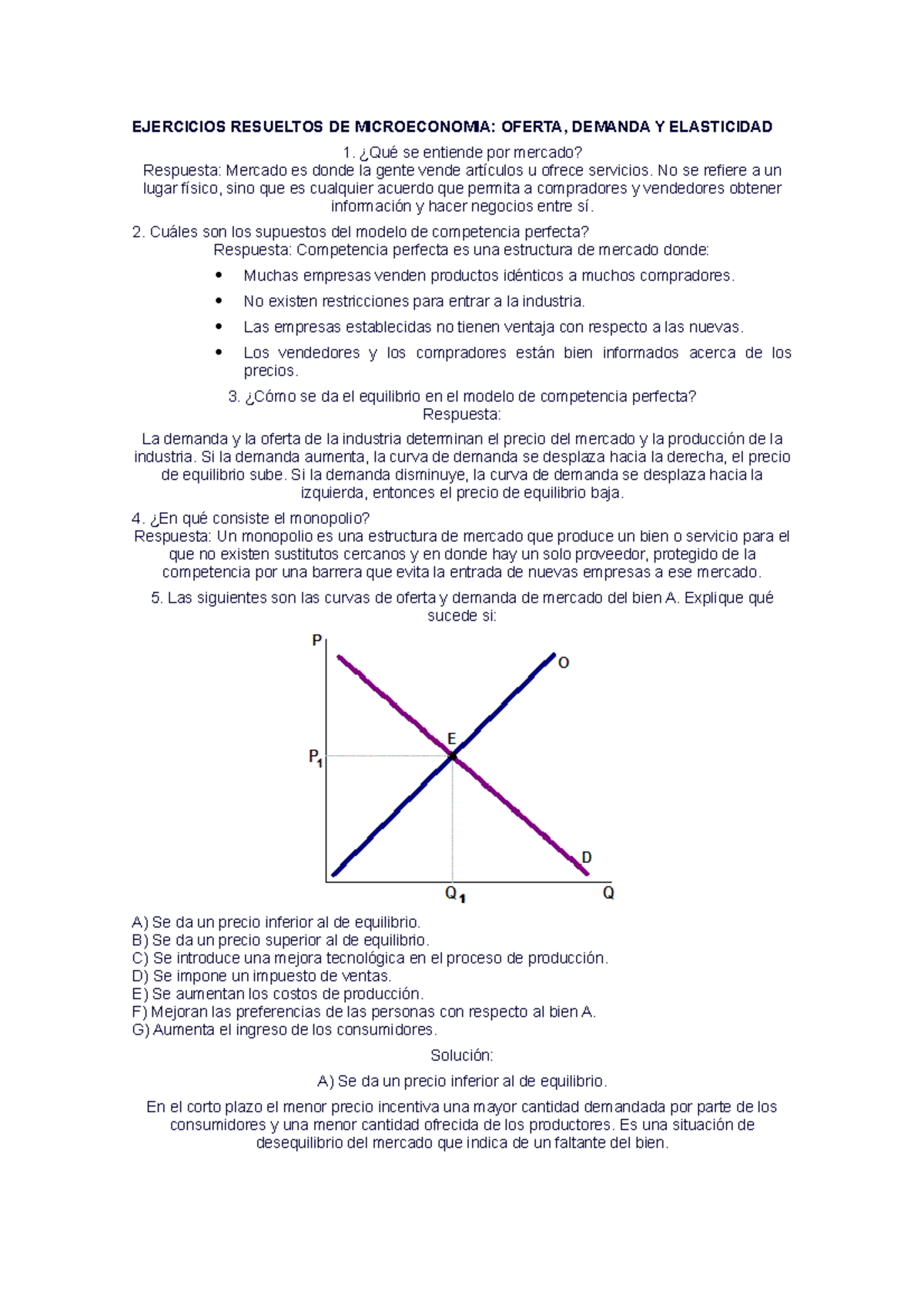 Ejercicios Resueltos DE Microeconomia - EJERCICIOS RESUELTOS DE ...