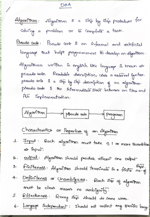 Algorithm Specification - Performance Analysis of an Algorithm: An ...