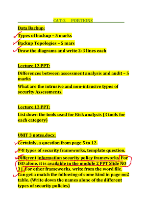 Information Security Audit and Analysis Lab Final Exam - CSE 3501 ...