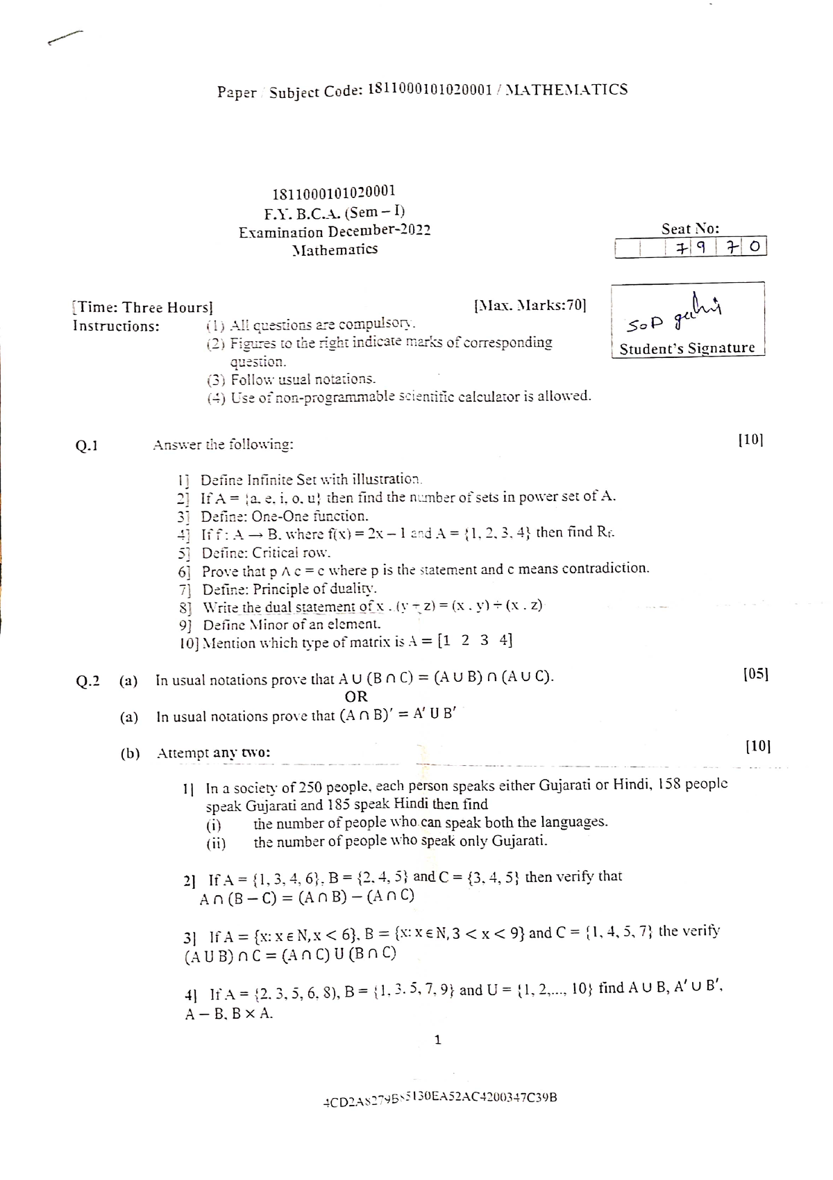 assignment math matrikulasi sem 1