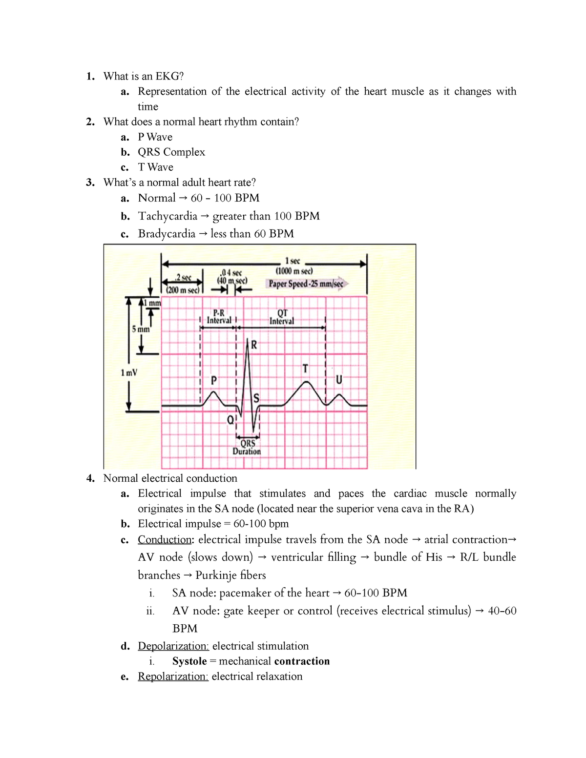 What Does A Normal Heart Tracing Look Like