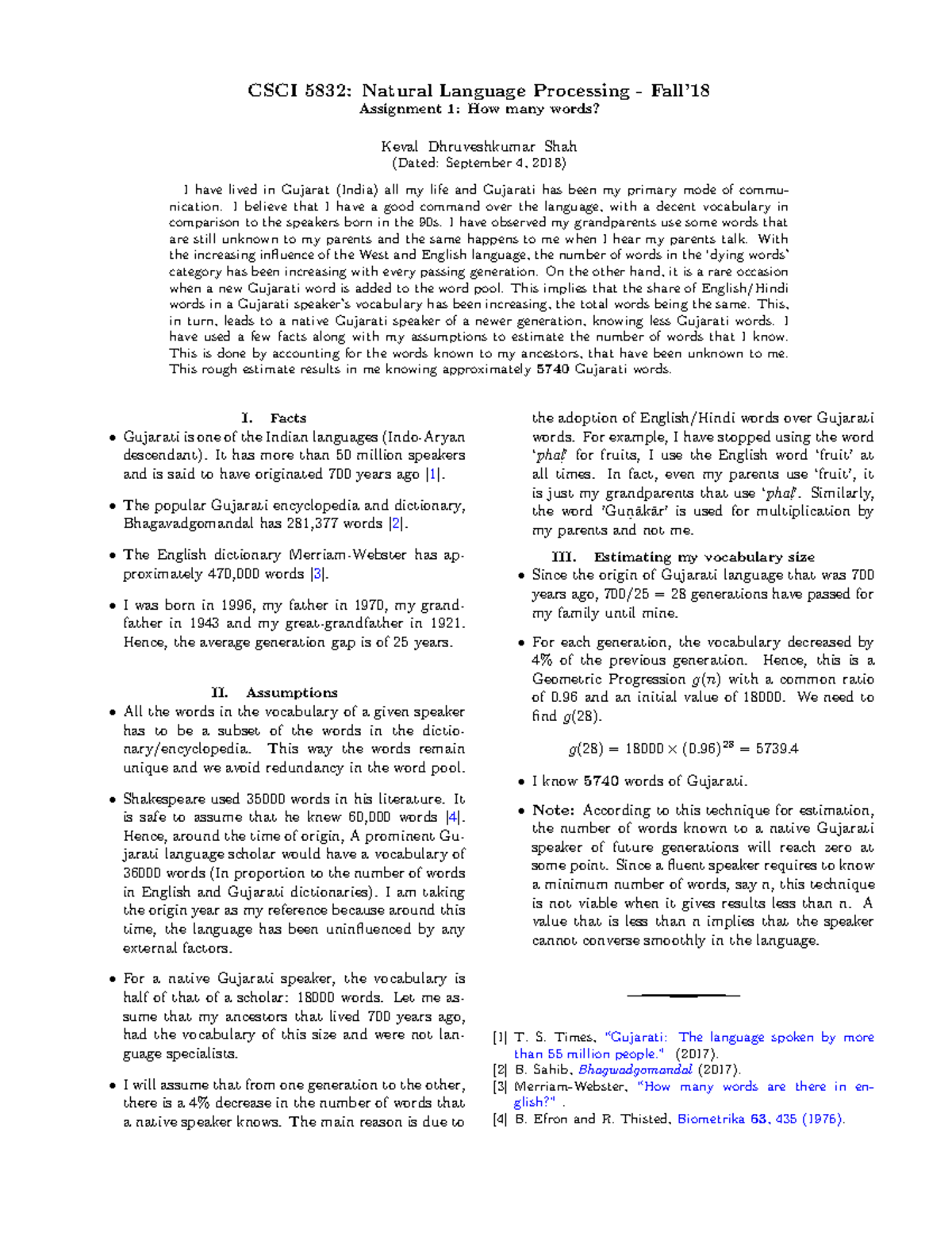 Shah-Keval-assgn 1 - CSCI 5832: Natural Language Processing Assignment ...
