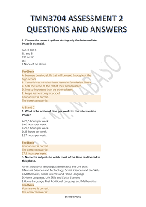 aed3701 assignment 4 answers