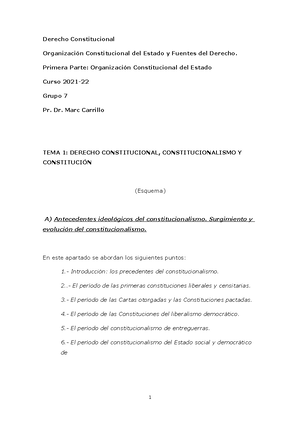 Tema 1 Constitucionalismo - TEMAS-1-2-3-CONSTI User_ Organització ...