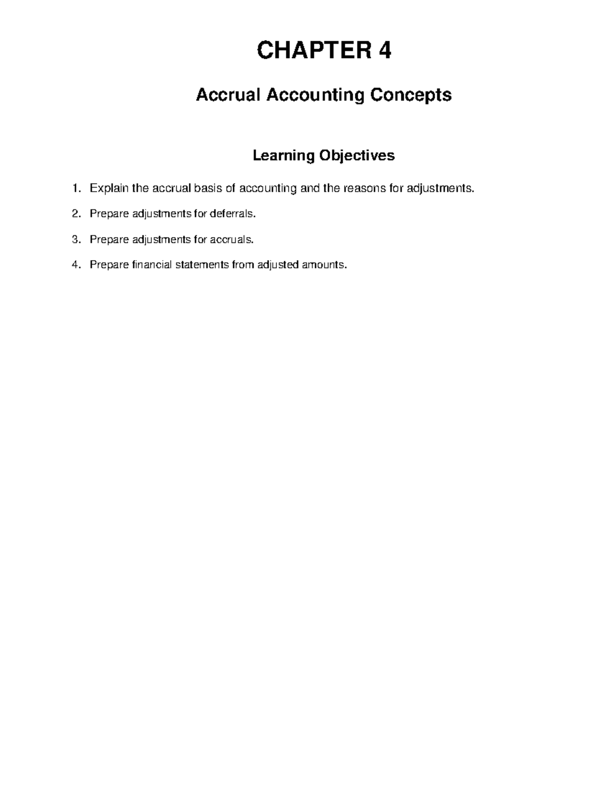 Chapter 4 Note - Lecture notes 2 - CHAPTER 4 Accrual Accounting ...