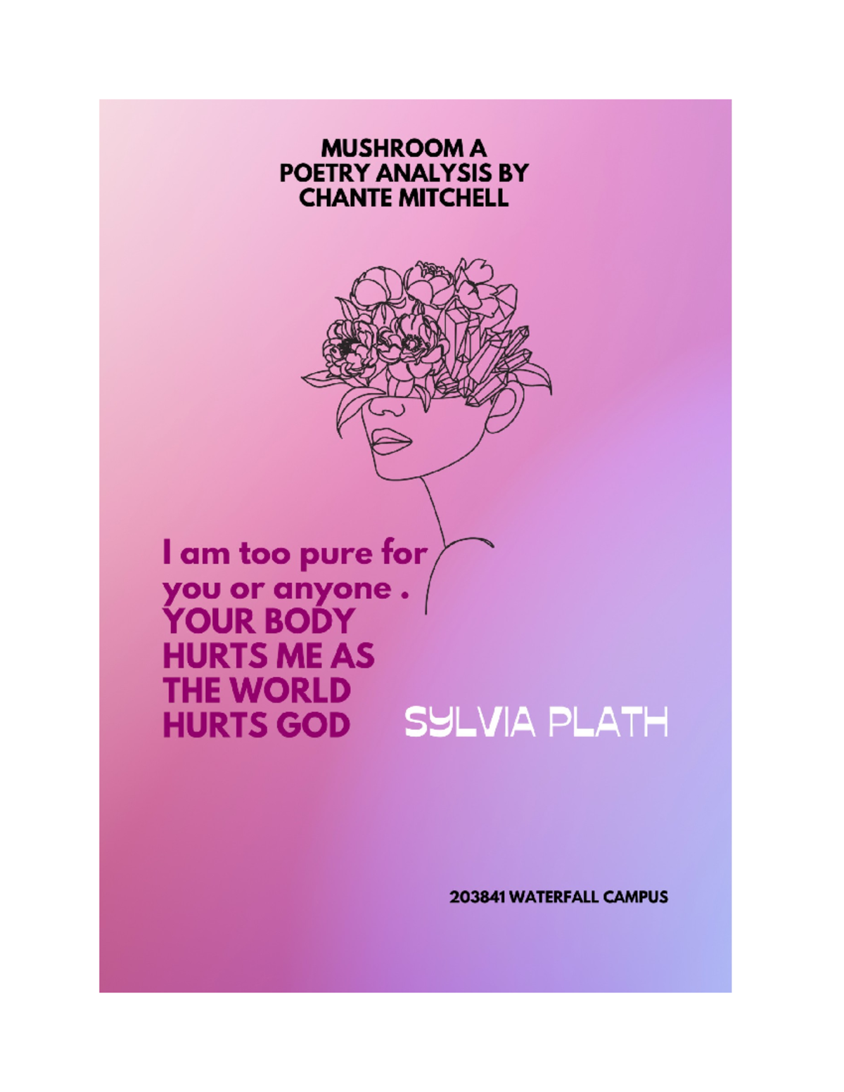 The mushroom Sylvia Plath - Sylvia Plath's poem is short but holds deep ...