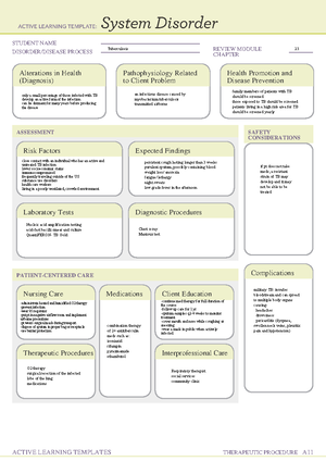 Anaphylaxis basic concept - ACTIVE LEARNING TEMPLATES Basic Concept ...