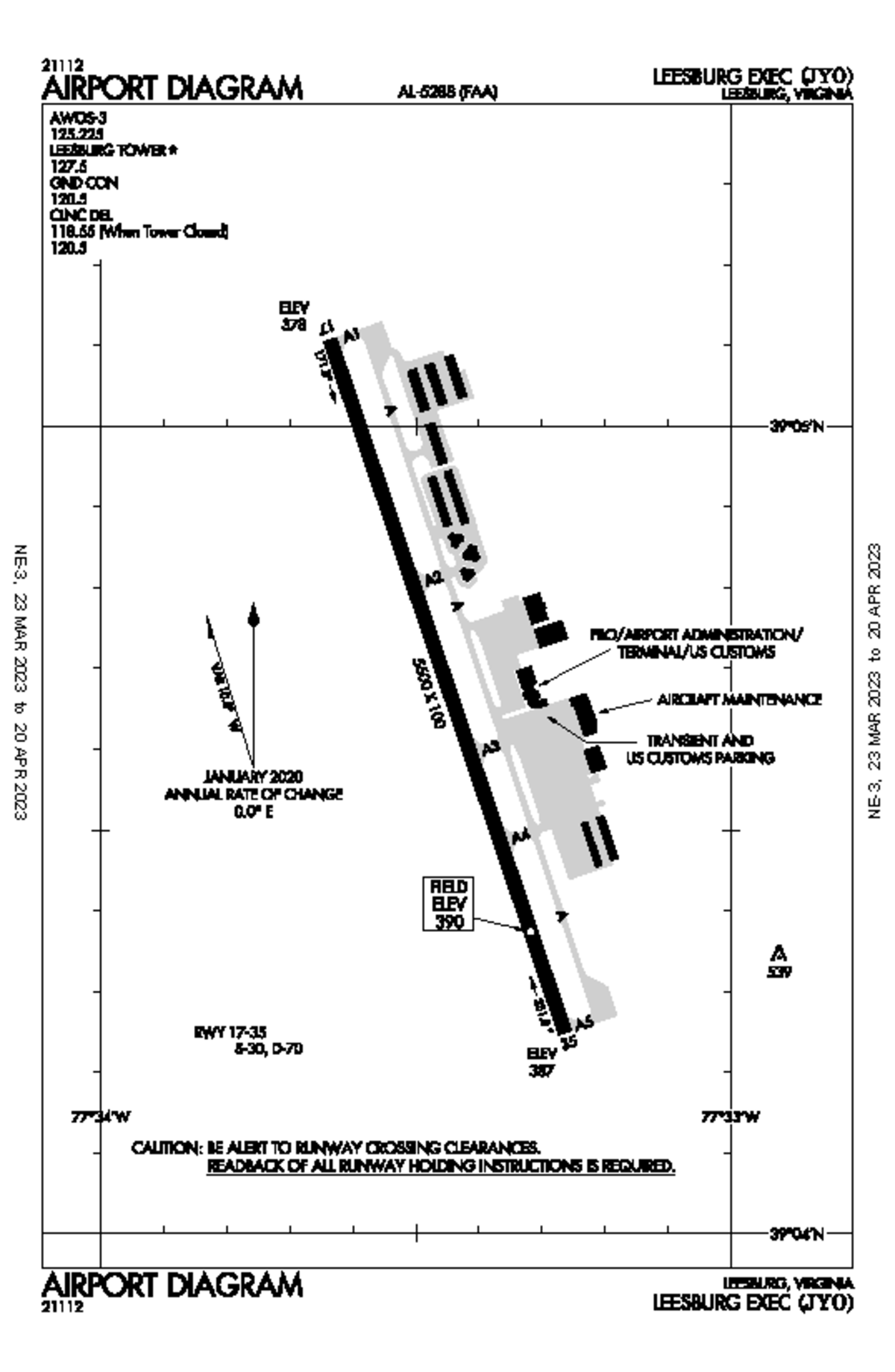 Flight Aware Jyo Apd Airport Diagram - Caution: Be Alert To Runway 