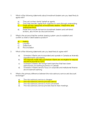 CSC-V1- Questions - CSC test samples with answers - CSC VOLUME ONE ...