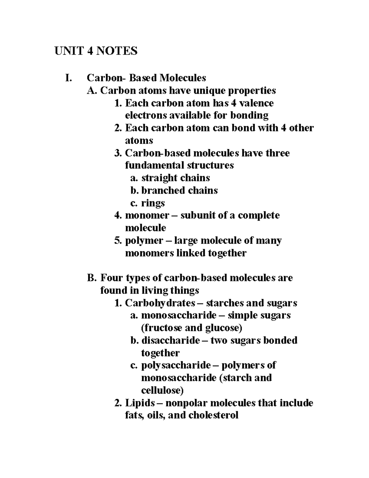 unit-4-notes-n-a-unit-4-notes-i-carbon-based-molecules-a-carbon