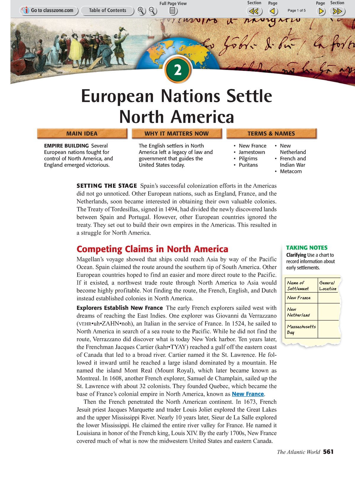 20 2 European Nations Settle North America The Atlantic World 561   Thumb 1200 1661 