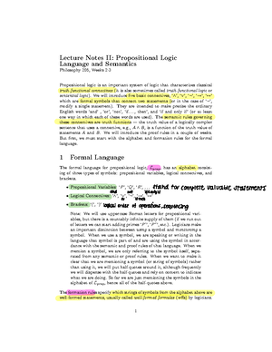 3. Propositional Logic Proof Rules - Lecture Notes III: Propositional ...