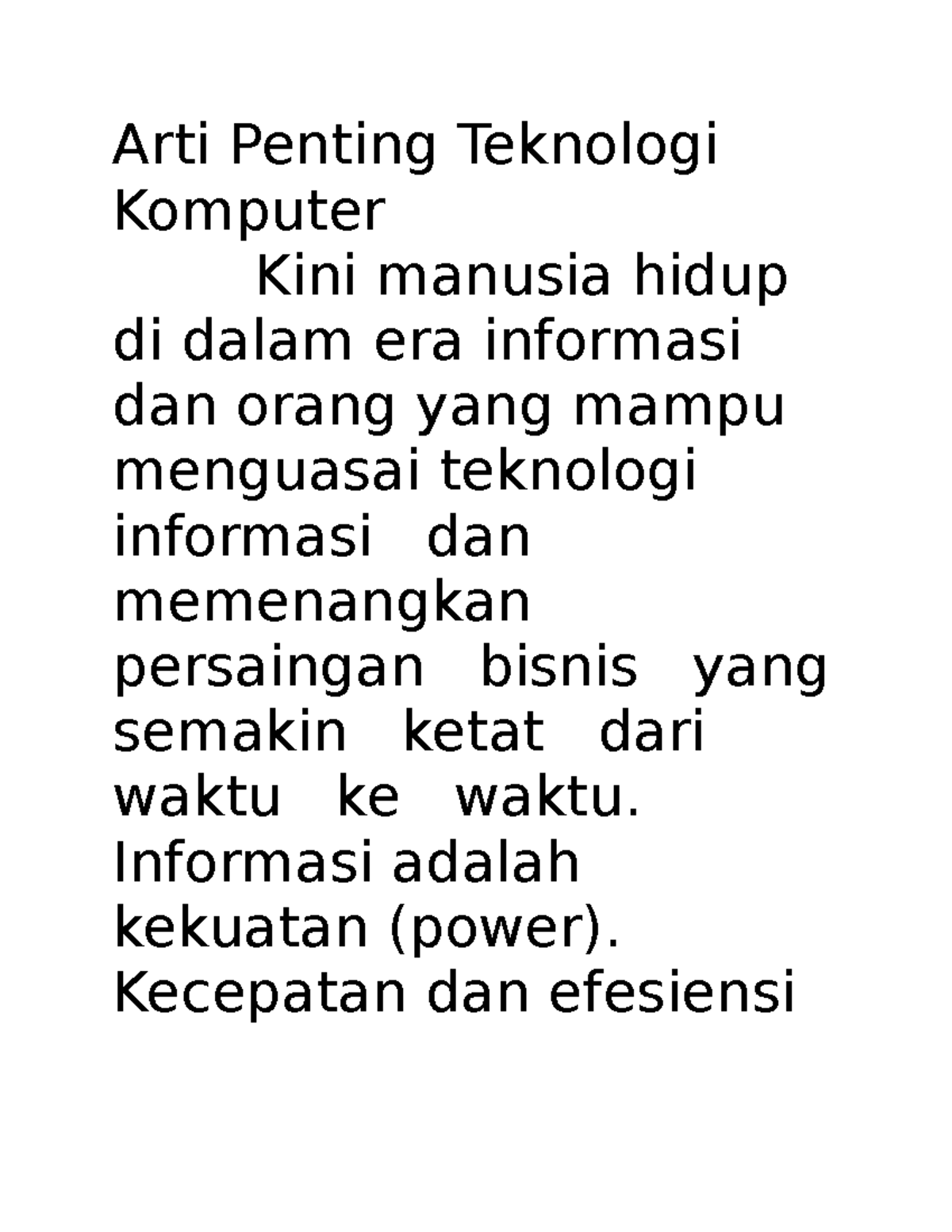 Arti Penting Teknologi Komputer - Arti Penting Teknologi Komputer Kini ...
