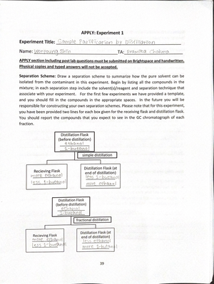Separation of isomers by column chromatography: experiment 2 - APPLY ...
