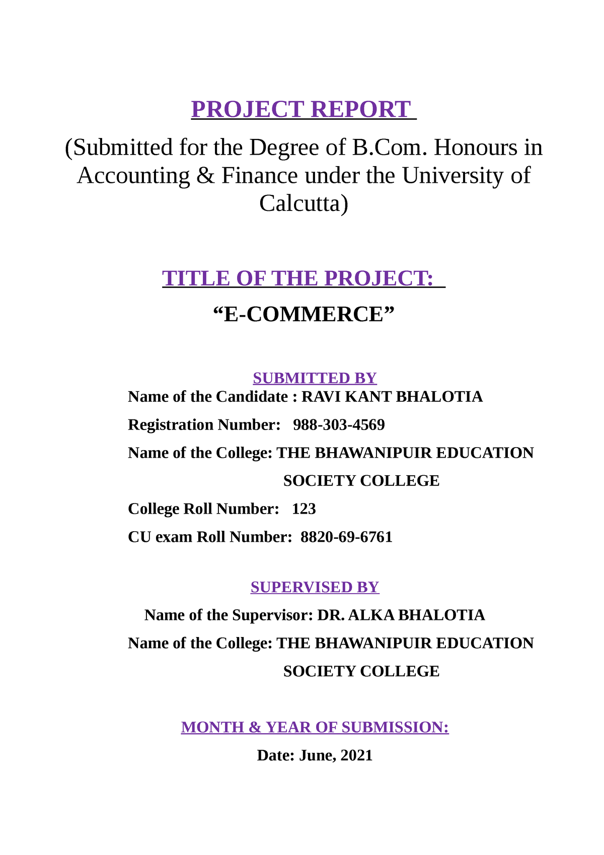 thesis on e commerce