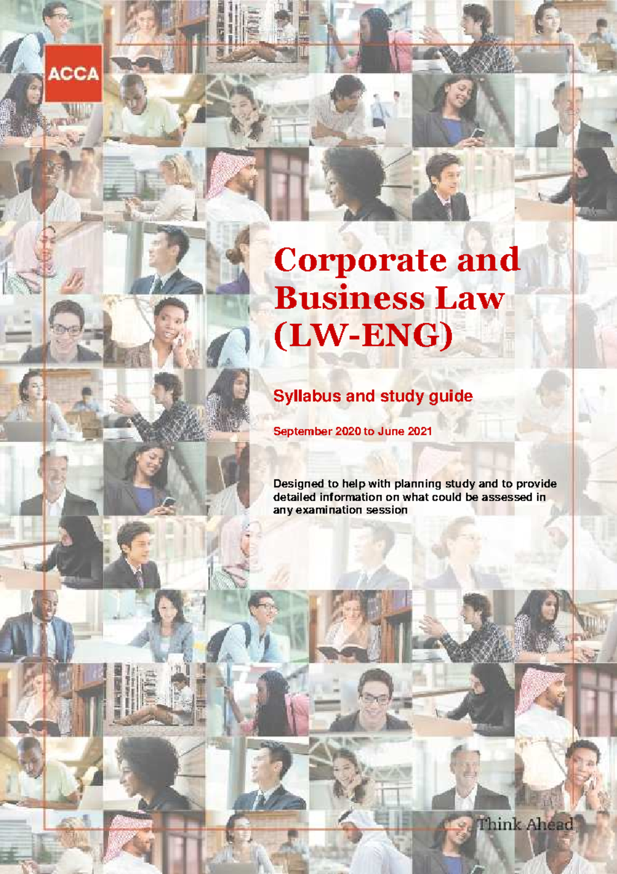 LW-ENG Sept 20 - June 21 SG Final syllabus - Corporate and Business Law ...