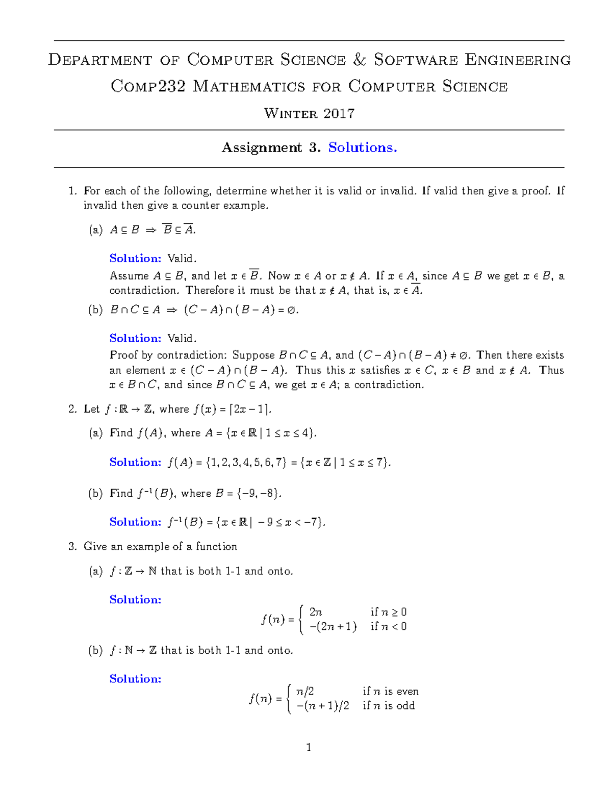 Sample/practice exam 2016, questions and answers - Department of ...