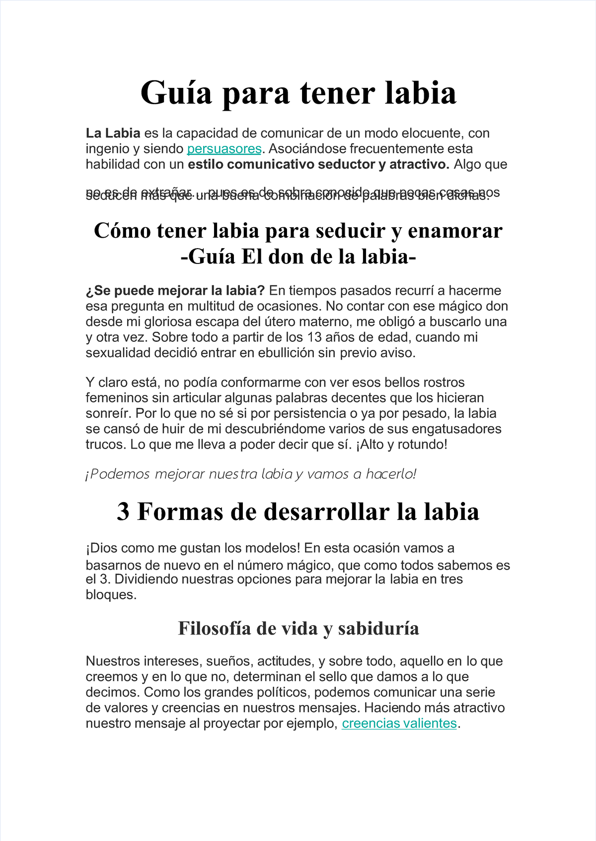 Pdf guia para tener labia 3 formas de desarrollar la labia