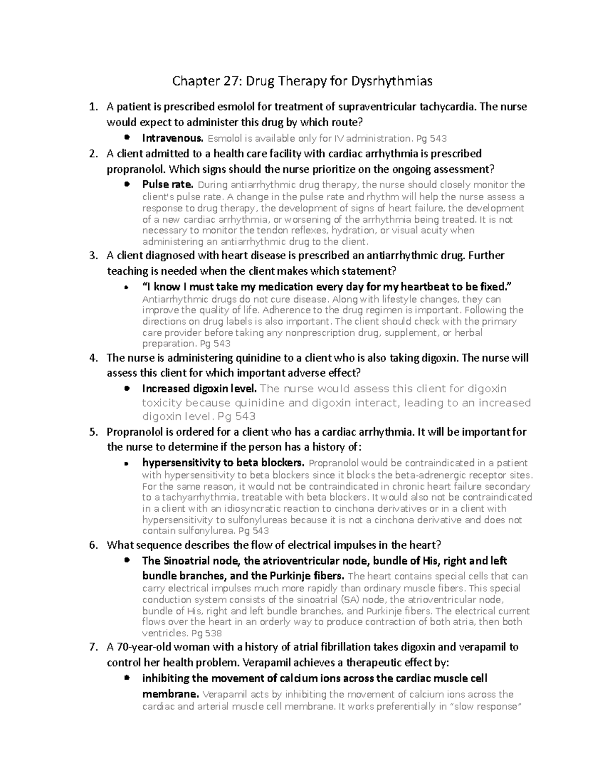 Chap 27 Pharma - Chap PrepU. - Chapter 27: Drug Therapy For ...