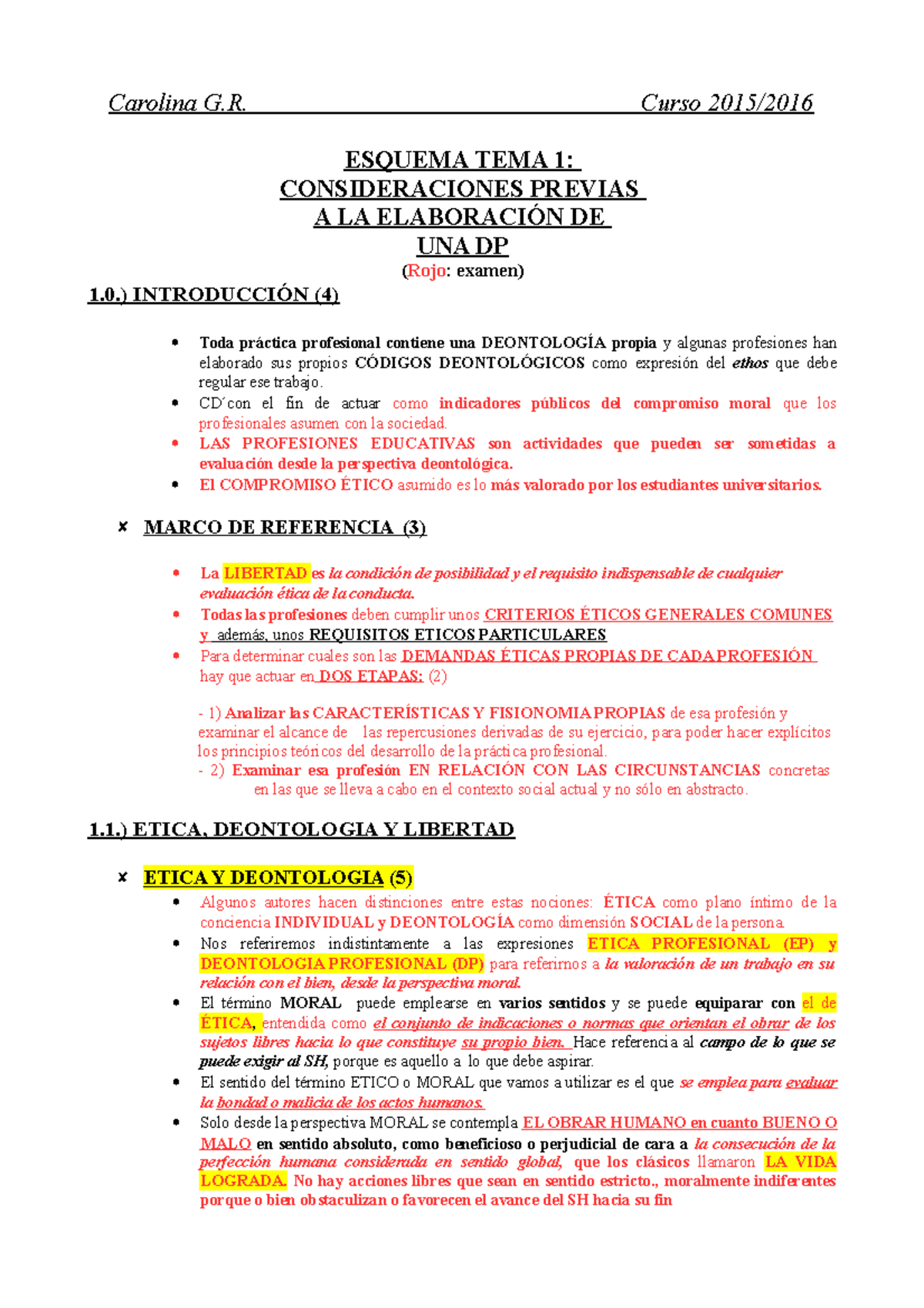 Esquema TEMA1 - Apuntes 1 - Carolina G. Curso 2015/ ESQUEMA TEMA 1 ...