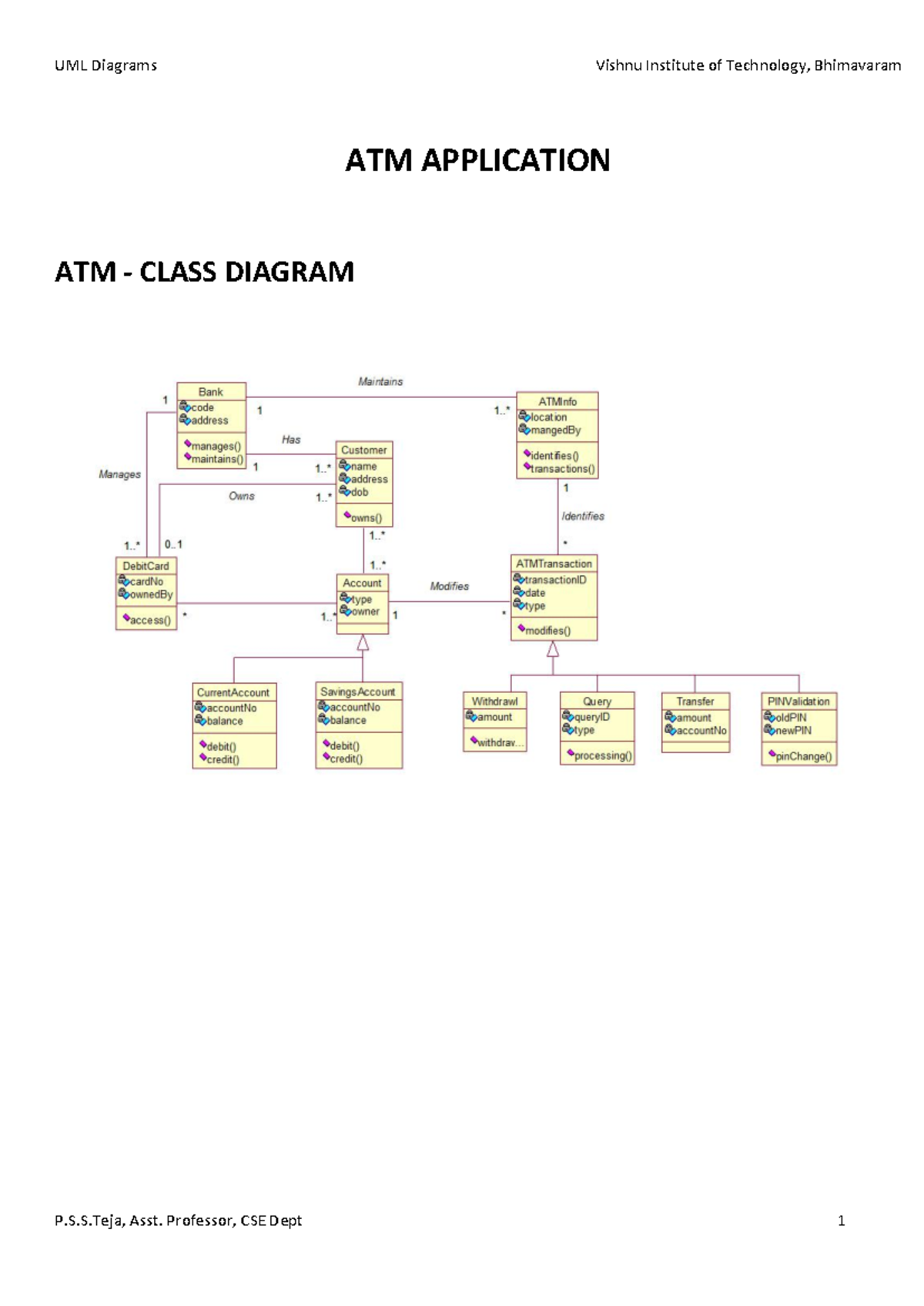 07 CSC186 Bahan Pengajaran Extra 06 UML Diagrams - Diploma in Computer ...