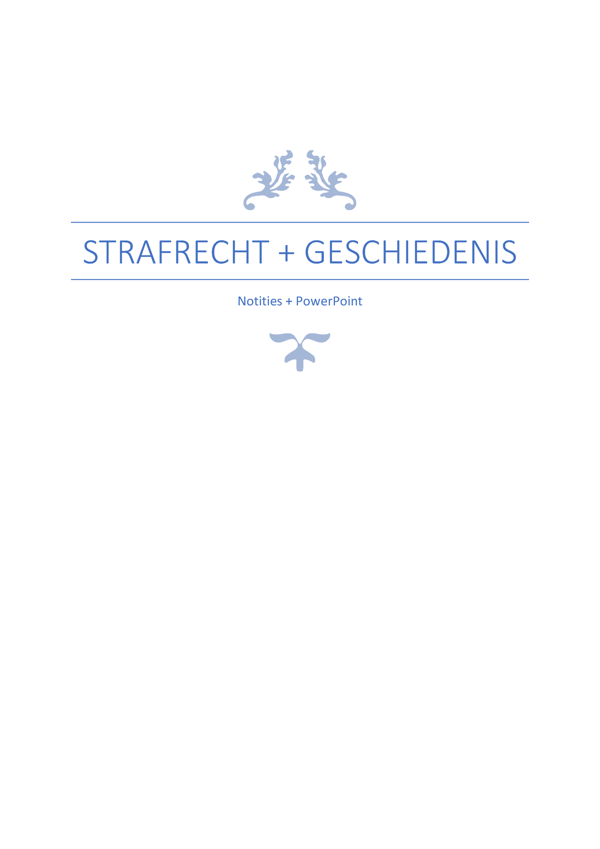 Grondslagen Van Het (straf)recht Pdf - STRAFRECHT + GESCHIEDENIS ...