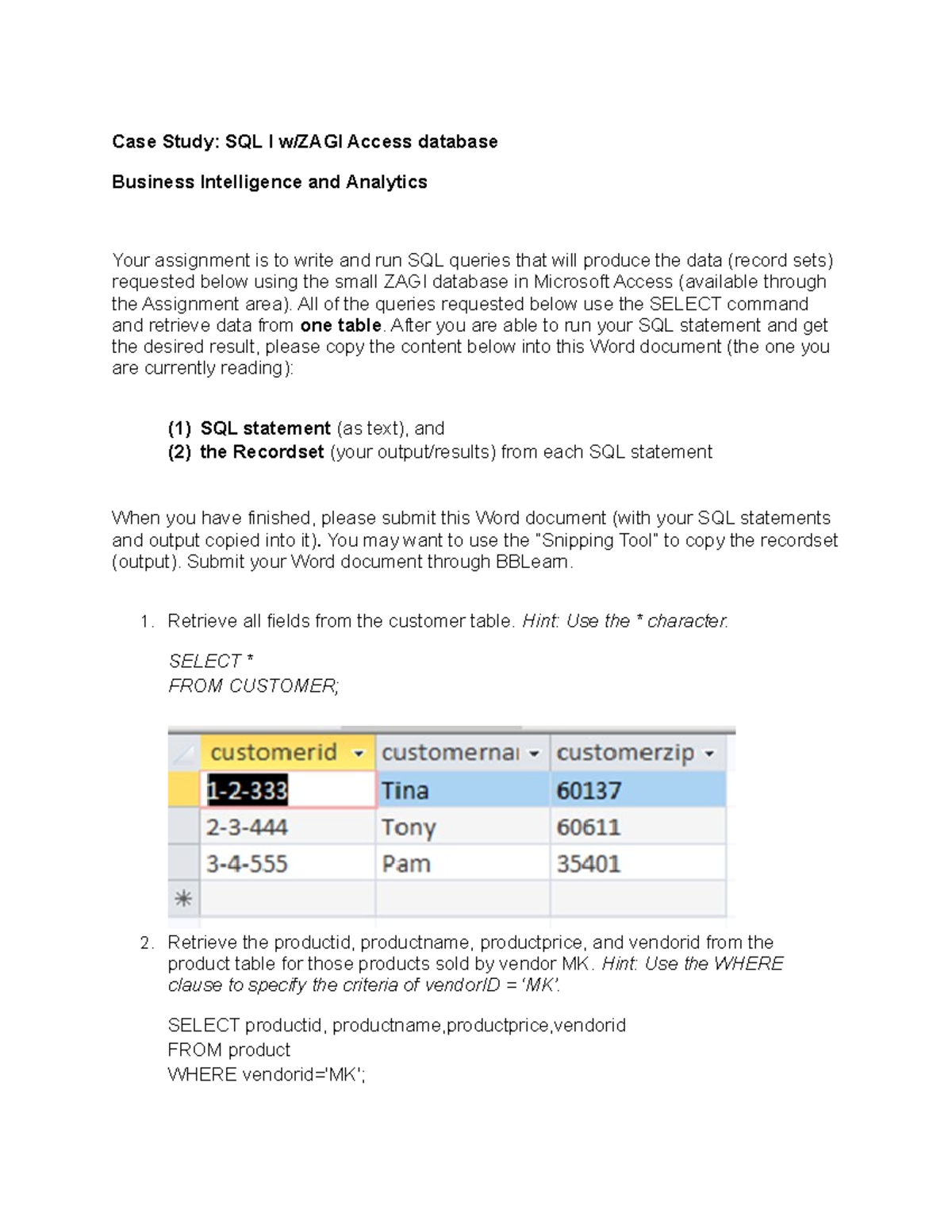 case study questions in sql