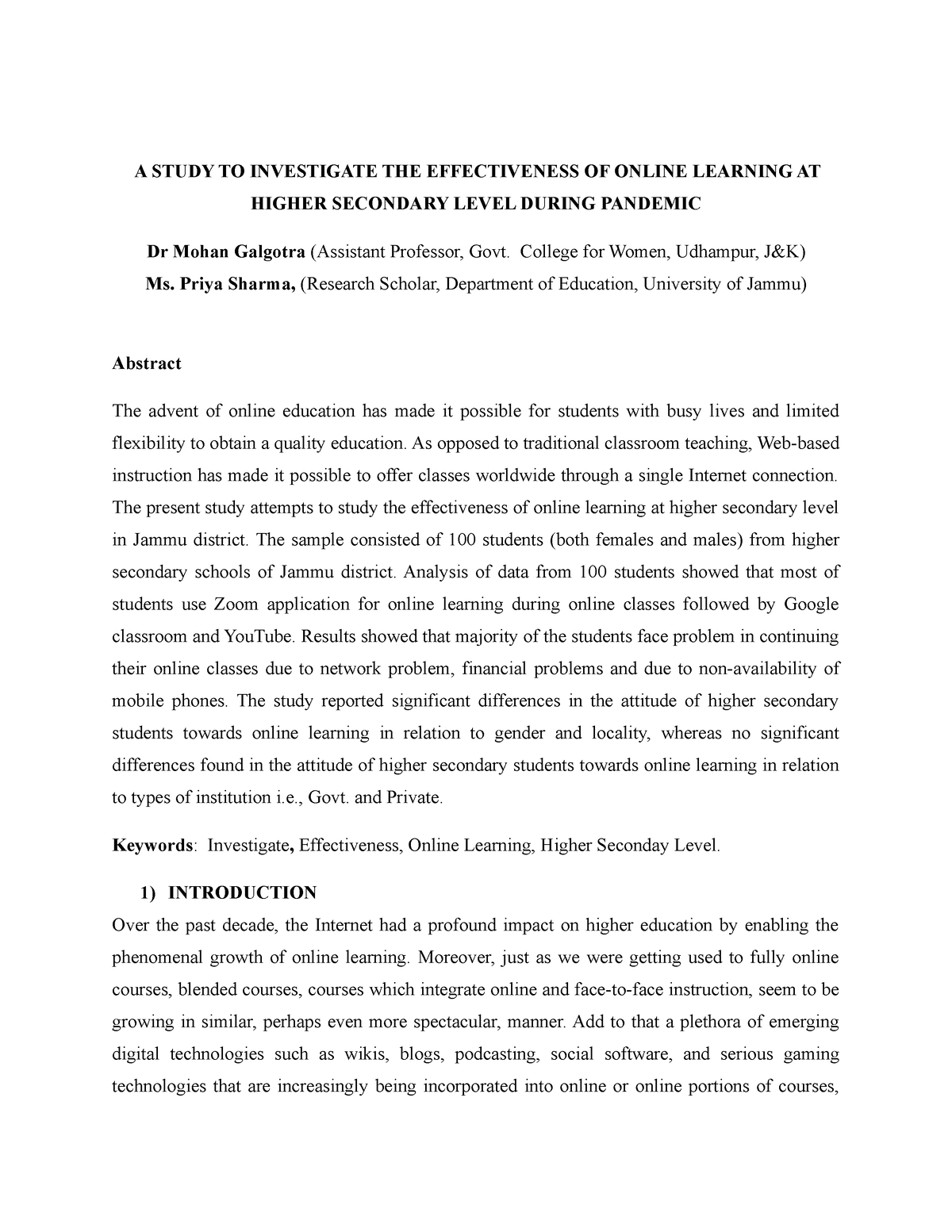 online-learning-paper-practice-study-a-study-to-investigate-the