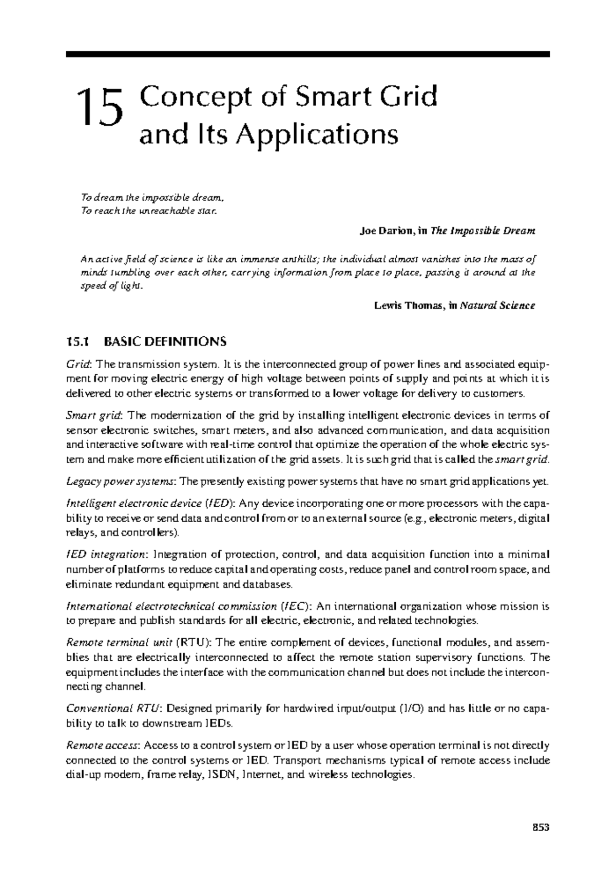 Bab 15 Concept Of Smart Grid And Its Applications - 853 15 Concept Of ...