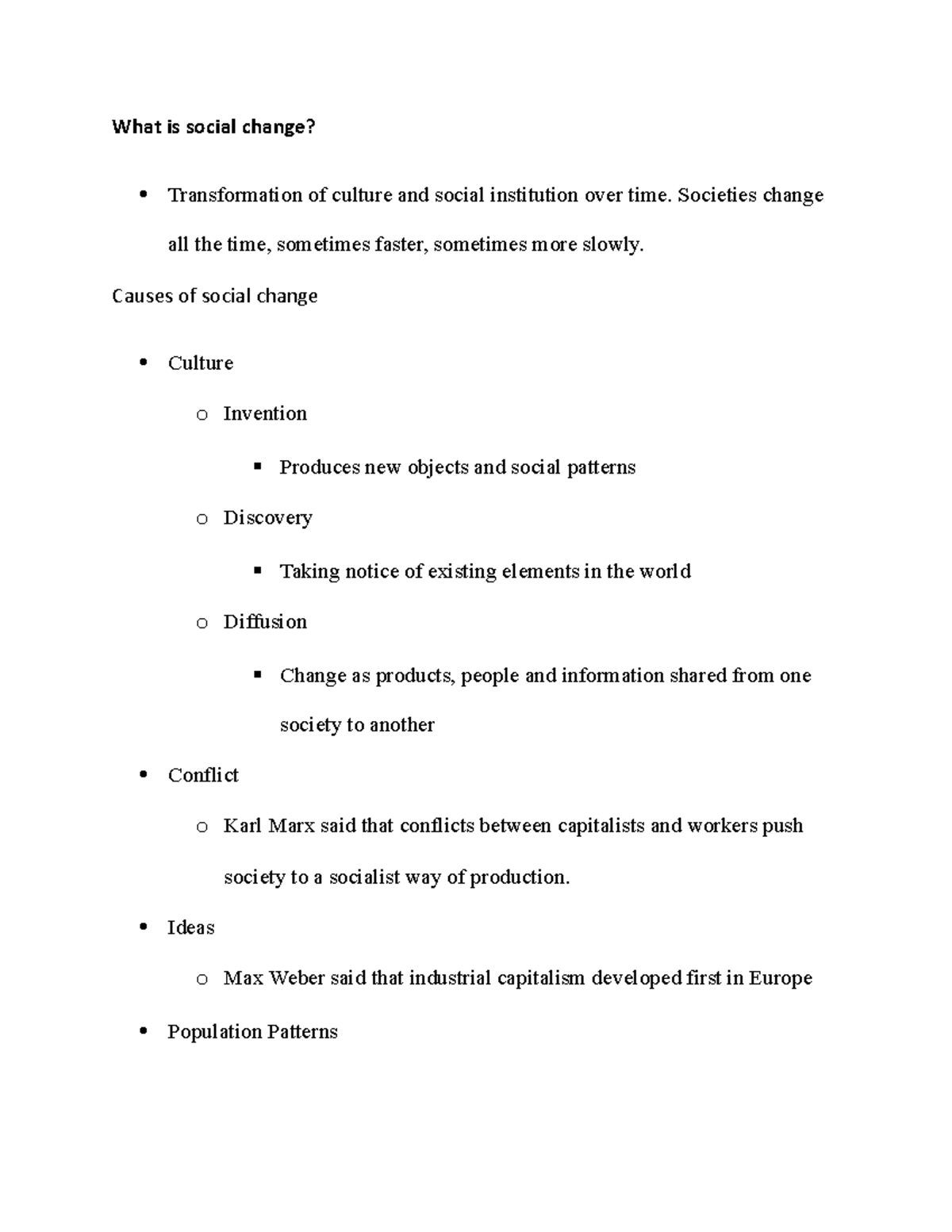 Macionis Chapter 16 - What Is Social Change? Transformation Of Culture ...