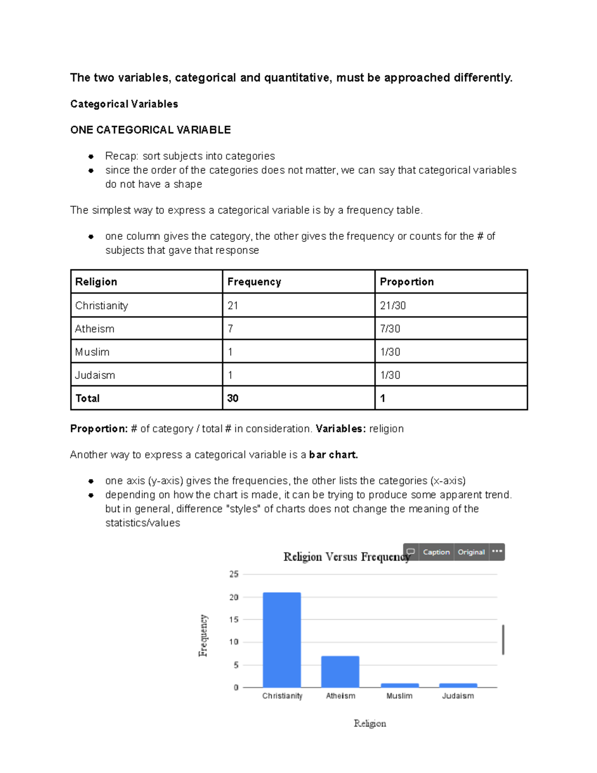 Chapter 2 - Exploring Data - Categorical Variables - The two variables ...