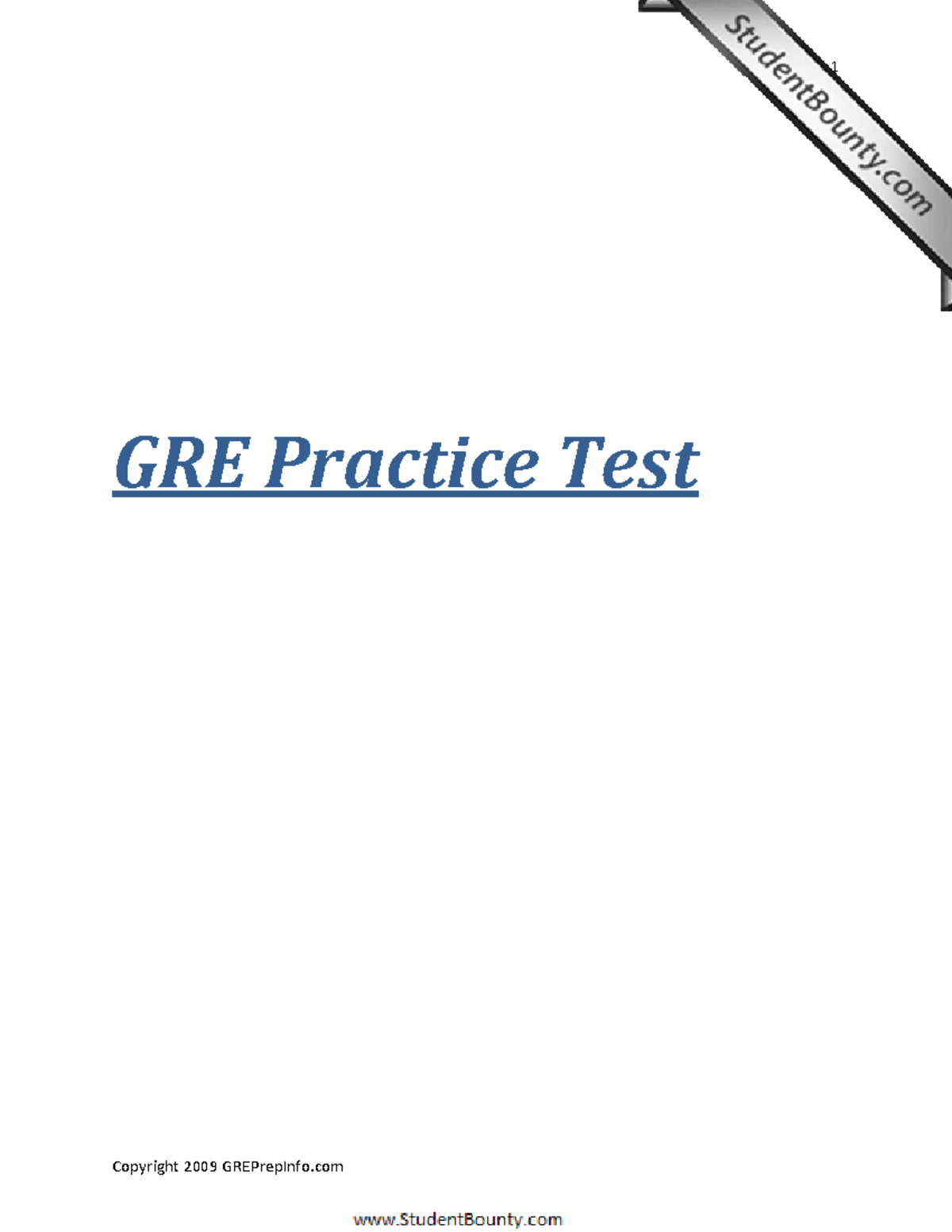 GRE-Practice-Test - GRE Practice Test Contents GRE Practice Test ...
