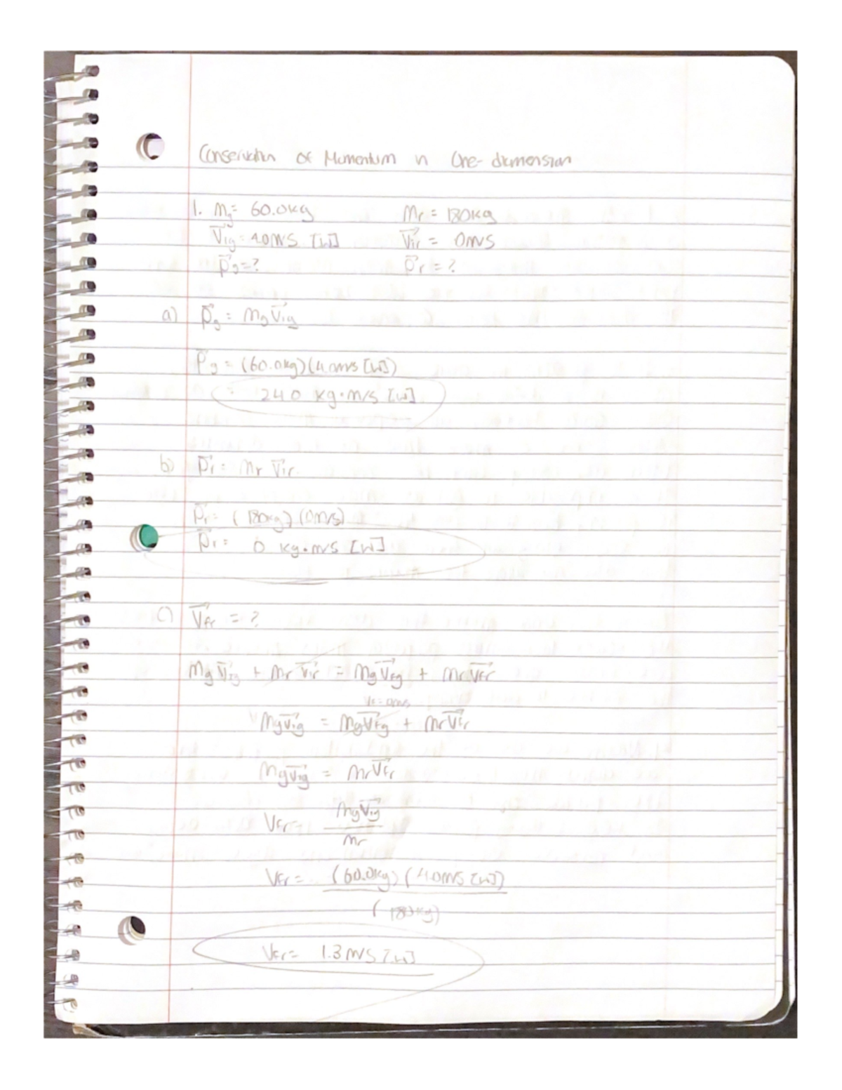 conservation-of-momentum-in-one-dimension-practice-question-studocu