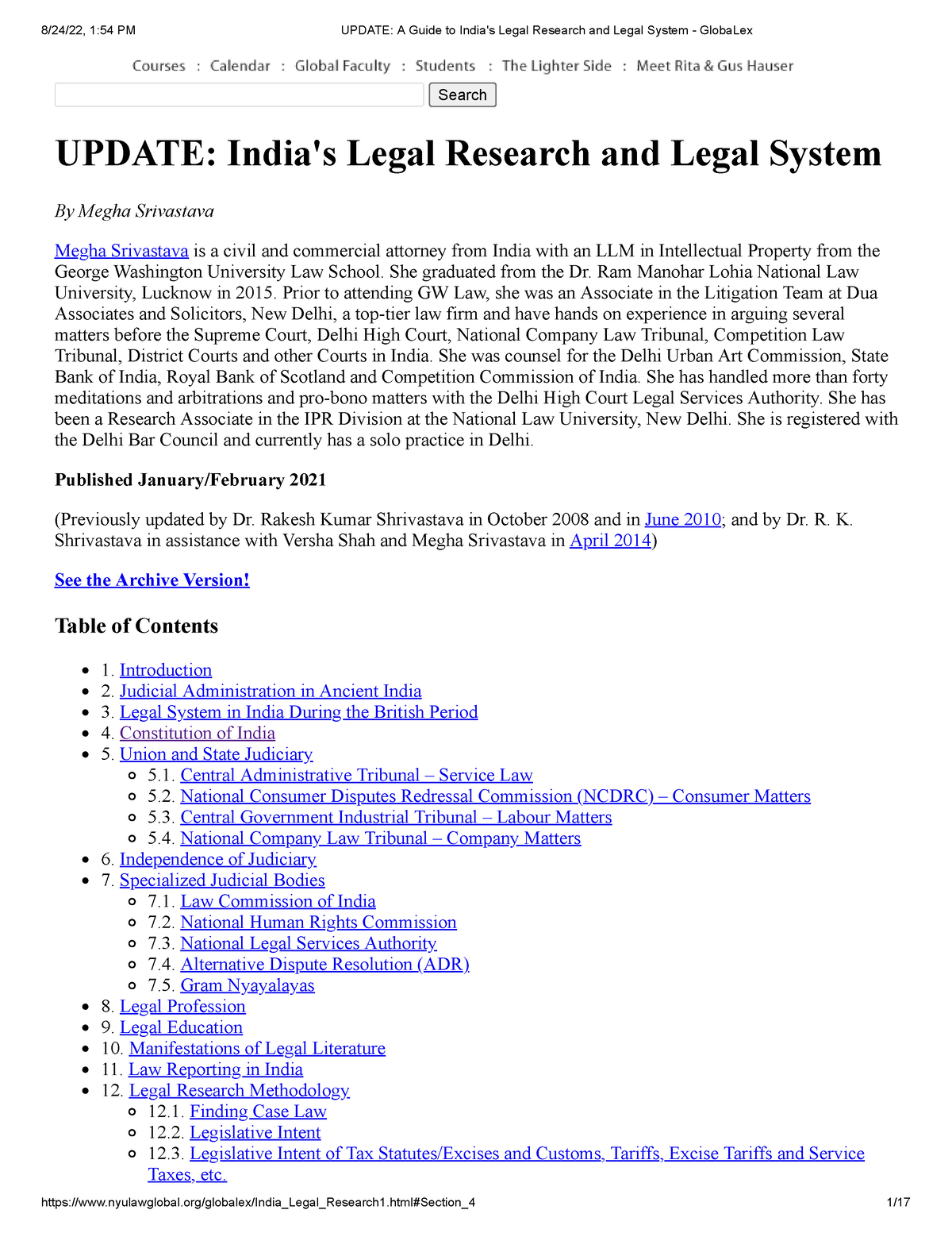 research paper on law topics pdf india