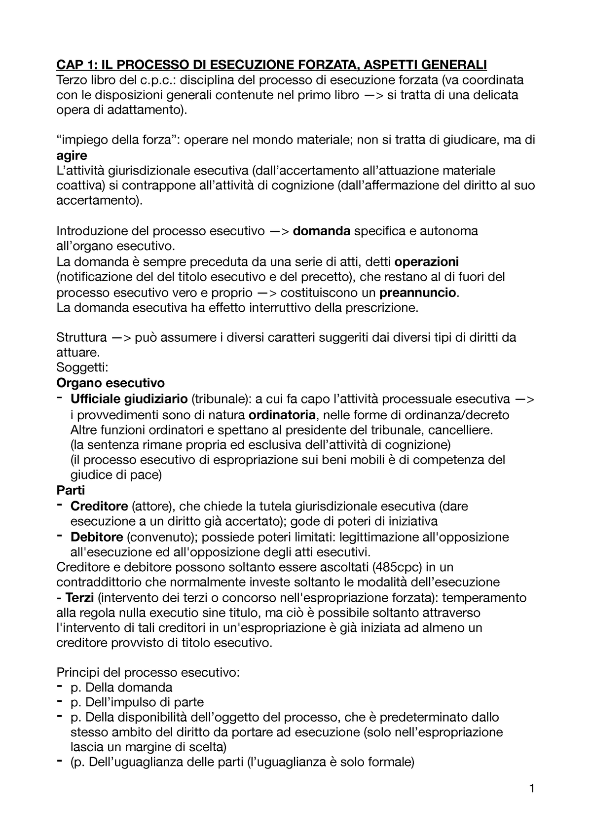 Corso Di Diritto Processuale Civile - Riassunto 3 Libro Mandrioli ...