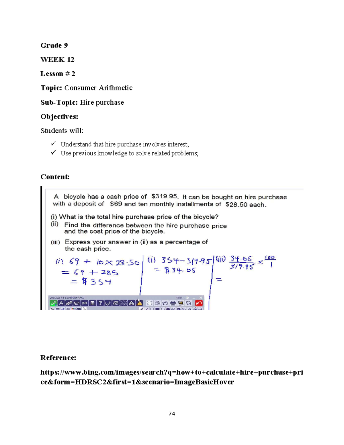 grade 9 math homework