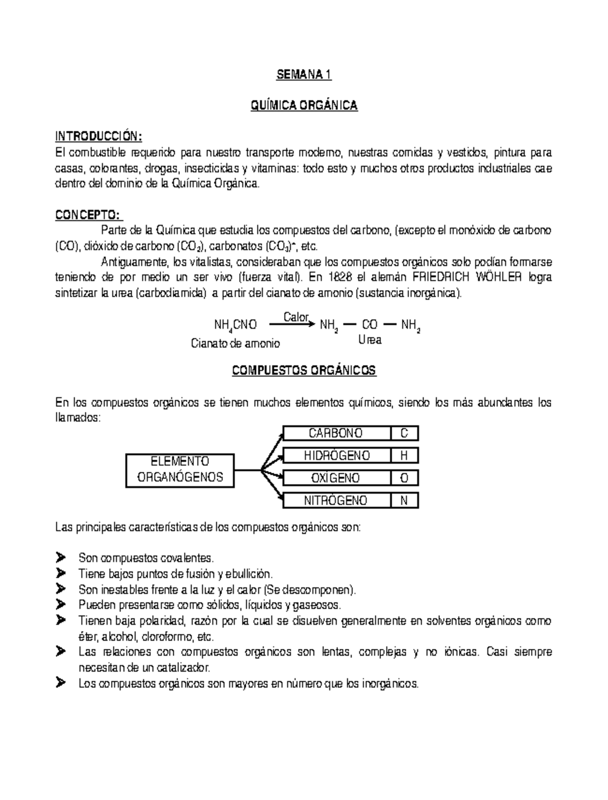 Semana 1 Q2 Ps Avanzado 1 9 Semana Qu Mica Org Nica Introducci El Studocu