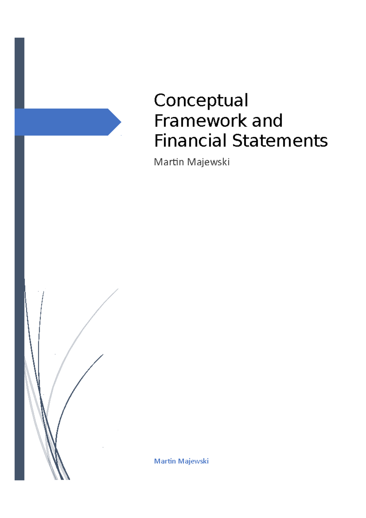 Chapter 1 - Conceptual Framework And Financial Statements - Conceptual ...