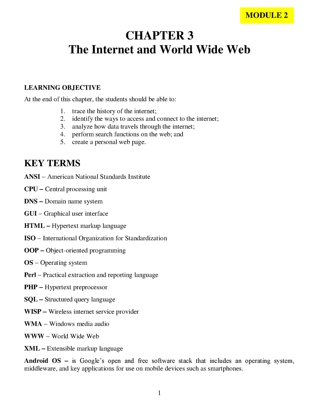 Chapter 3-4 (2nd Set) - For Business Management Students - MODULE 2 ...