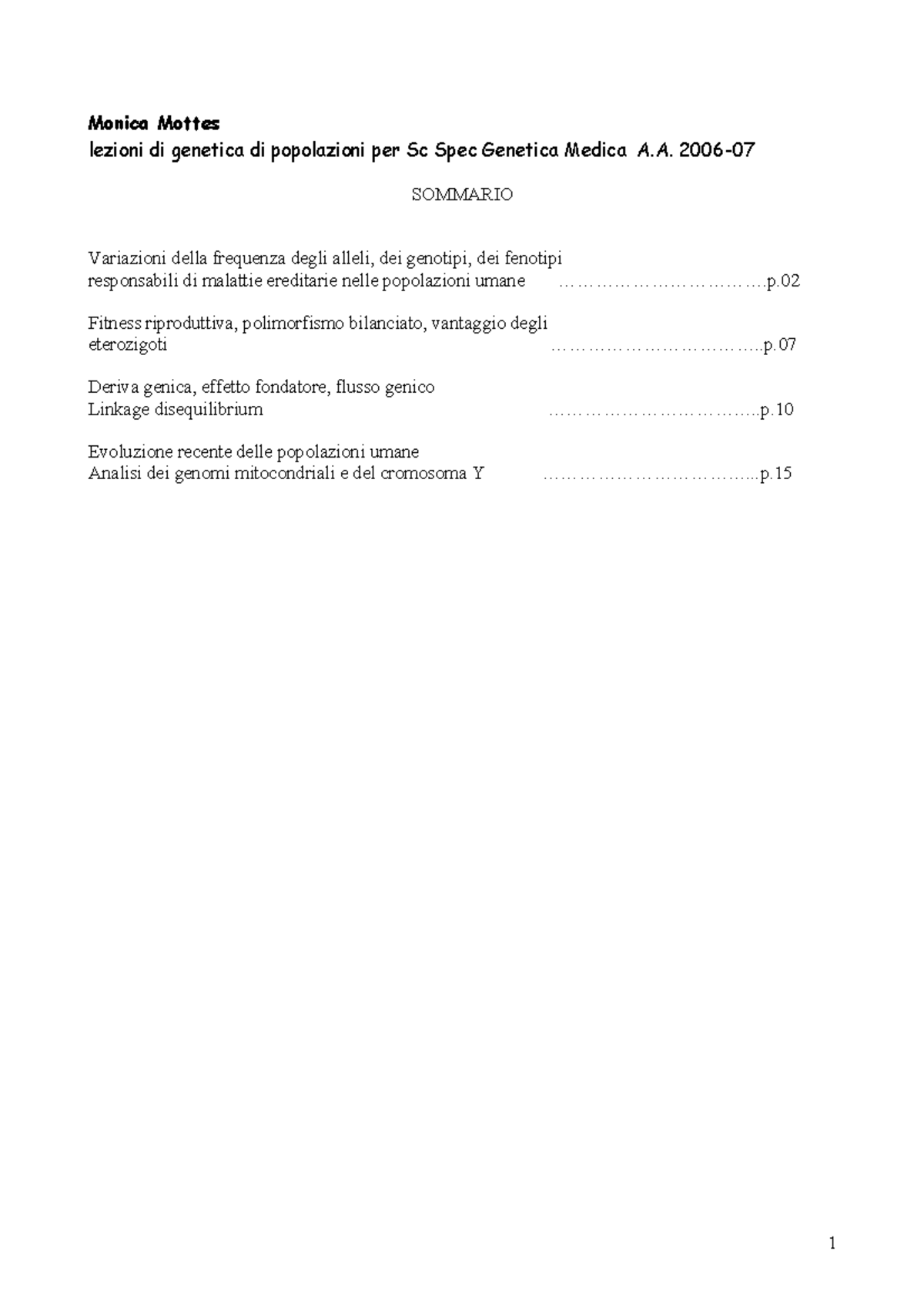 Datazione DNA EP 10