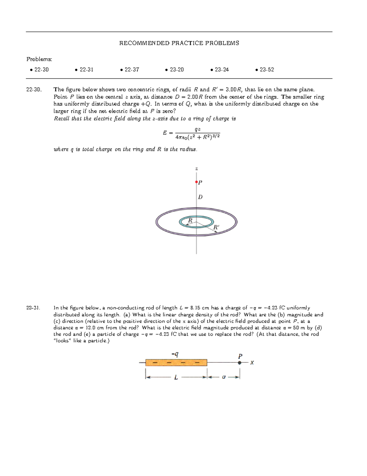 1004W24 test2 Rec Problems - RECOMMENDED PRACTICE PROBLEMS Problems ...