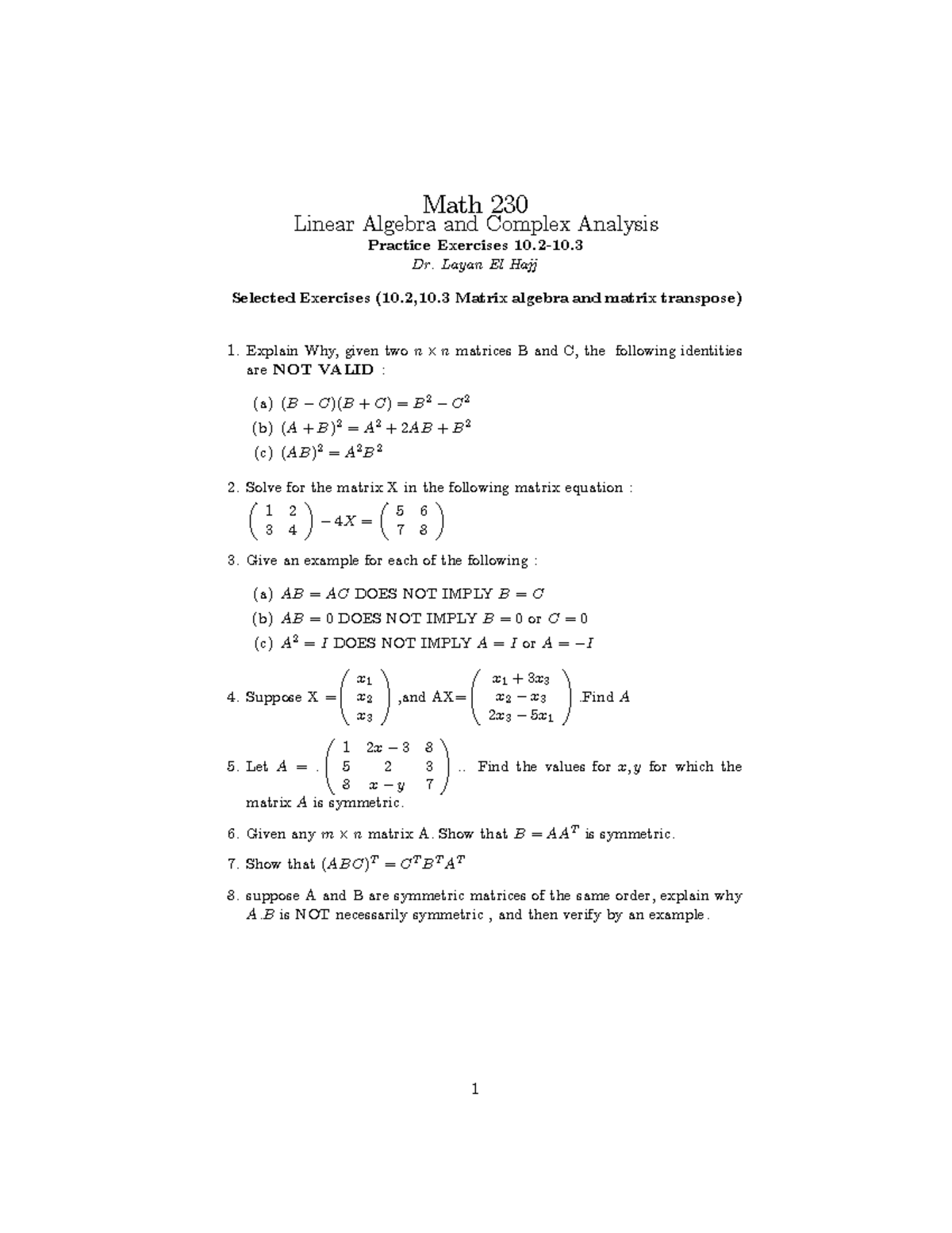 math 230 homework 7