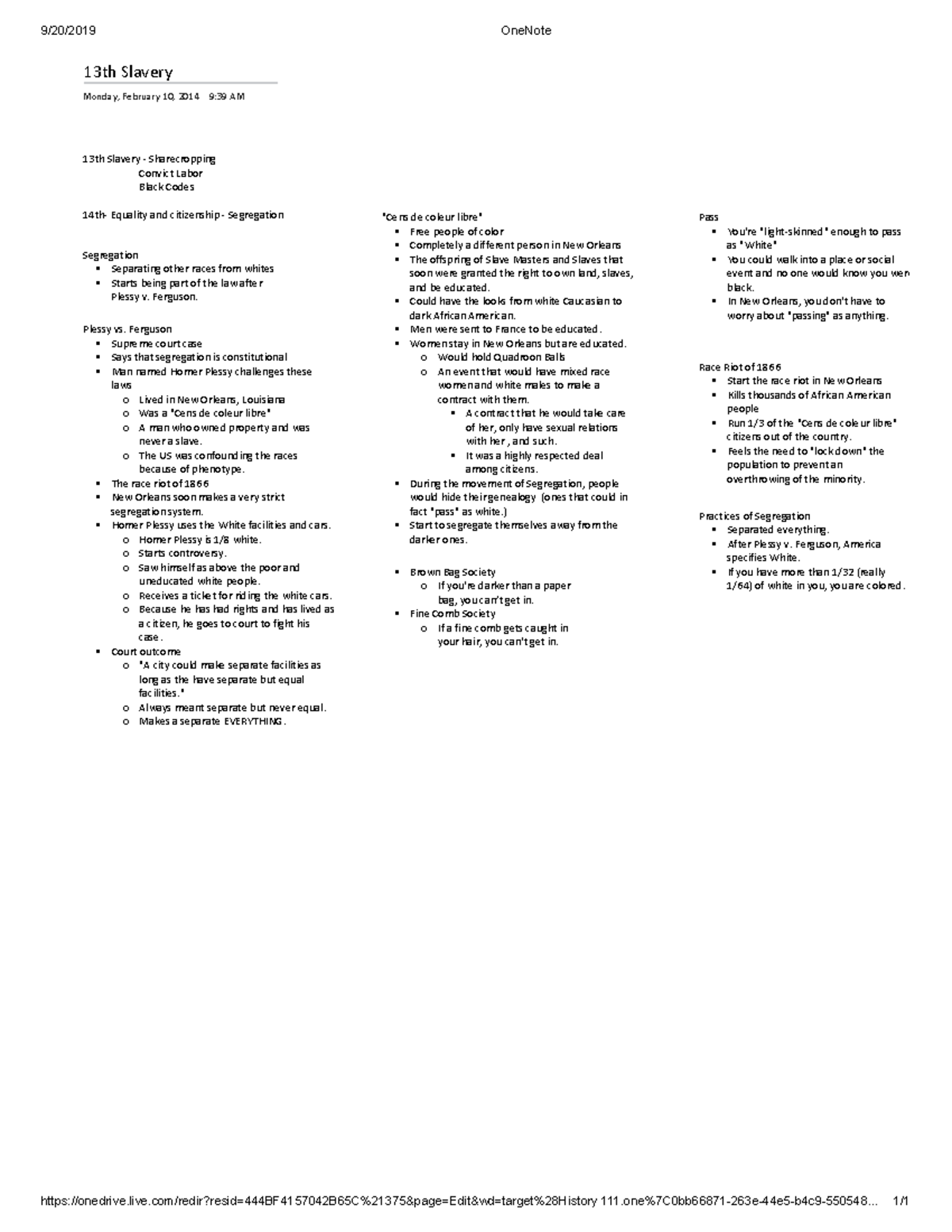HIstory 111 06 - Lecture notes 6 - Warning: TT: undefined function: 32 ...